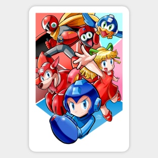 Megaman N' Friends Sticker